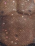 Men's See-Through Vest Rhinestone Fishnet Top Nightclub Party Outfit
