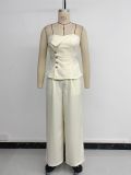 2026 Strapless Vest Long Pants Two-Piece Set for Women