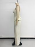 2026 Strapless Vest Long Pants Two-Piece Set for Women