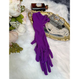 Breathable mesh lace sexy gloves