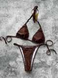 Punk Studded Bikini Swimsuit