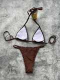 Punk Studded Bikini Swimsuit