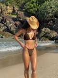 Punk Studded Bikini Swimsuit