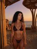 Punk Studded Bikini Swimsuit