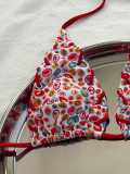 Women's two-piece fruit printed bikini