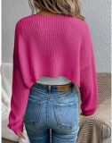 Women's Long Sleeve Knitted Short Shawl Cardigan