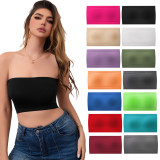 Seamless strapless bra one-piece bralette