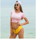 Denim shorts low-rise club dancer shorts