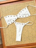 Keyhole two piece swimwear women