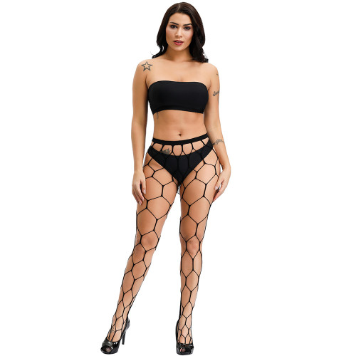 Sexy stockings fishnet large hole pantyhose