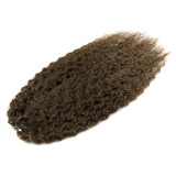 Synthetic fiber wigs braided wavy curly hair extensions