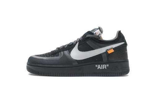 Get OFF White X Air Force 1 Low Black