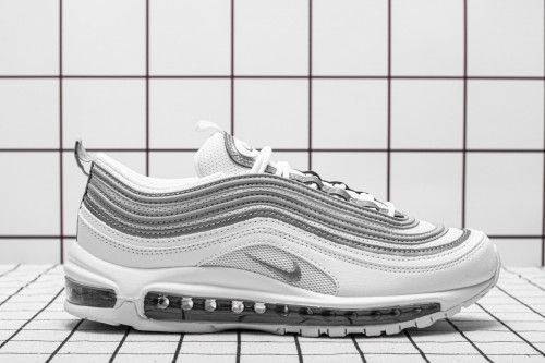 Get Nike Air Max 97 White Reflective Silver