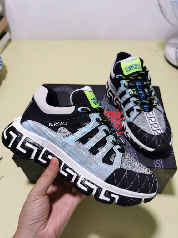 Versace Trigreca Milan Black Blue Purple