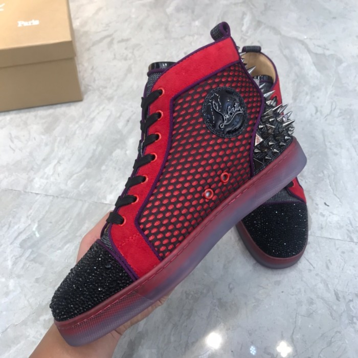 Christian Louboutin Louis Junior Spikes Orlato Flat Sneakers 21