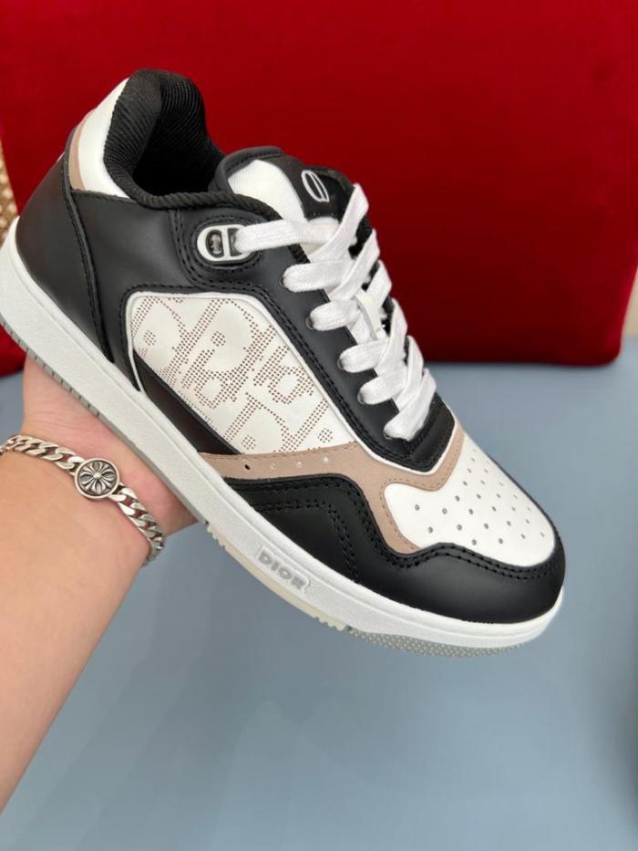 Dior B27 Low Black White Beige Oblique Galaxy