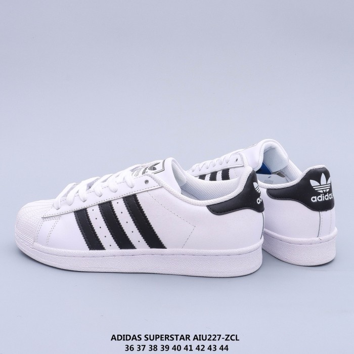 adidas Superstar White Black a