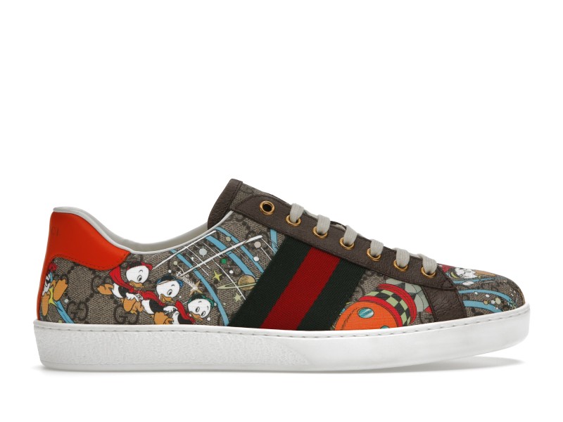 Gucci Ace x Disney Huey, Dewey, Louie Print