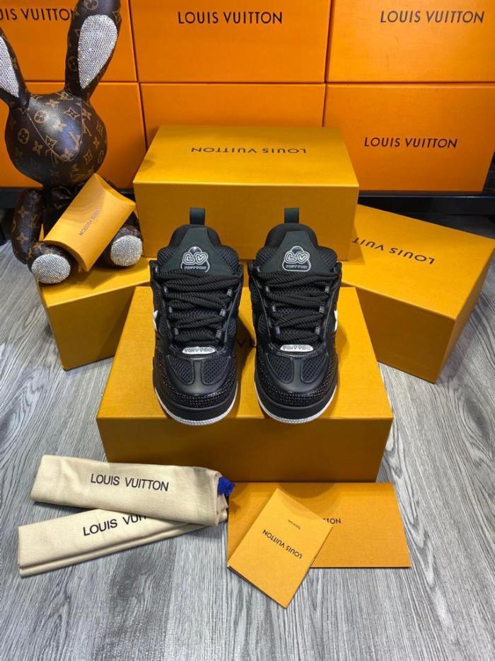 Louis Vuitton LV Skate Sneaker Black Black White