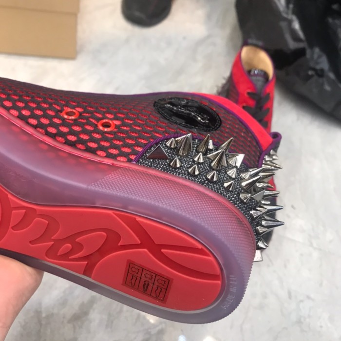 Christian Louboutin Louis Junior Spikes Orlato Flat Sneakers 21