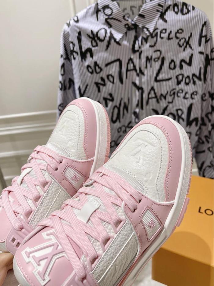 Louis Vuitton Trainer Pink White (Women's)