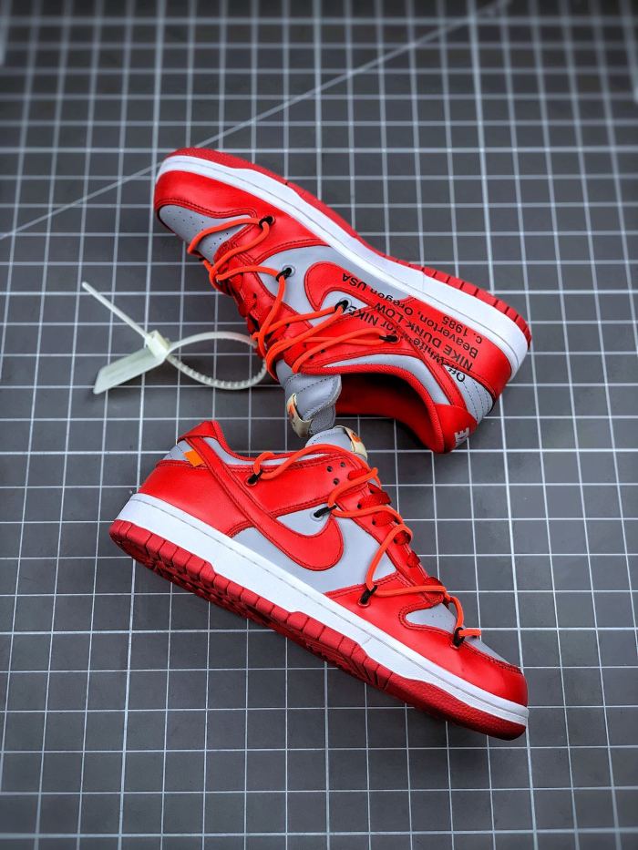 Nike Dunk Low Off-White University Red