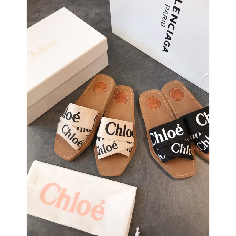 Chloé WOODY FLAT MULE