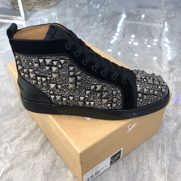 Christian Louboutin Louis Junior Spikes Orlato Flat Sneakers 36