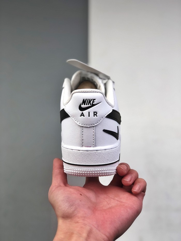 Nike Air Force 1 Low '07 FM Cut Out Swoosh White Black