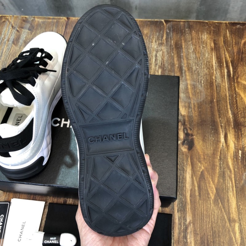 Chanel Fabric & Suede Calfskin Low Top Sneaker 16