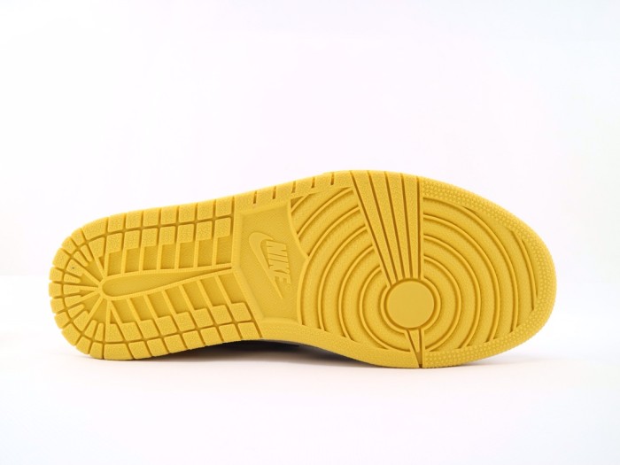 Jordan 1 Mid Yellow Toe Black