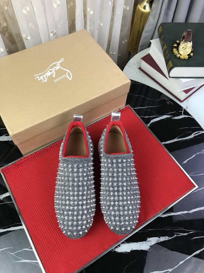 Christian Louboutin Spike Sock Flat Sneakers 2