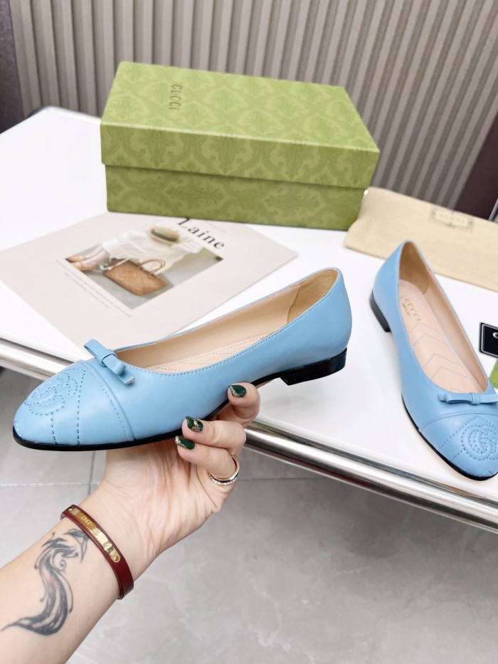 Gucci Women's ballet flat with Double G WOMEN 8