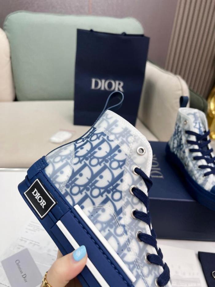 Dior B23 High Top Blue Oblique