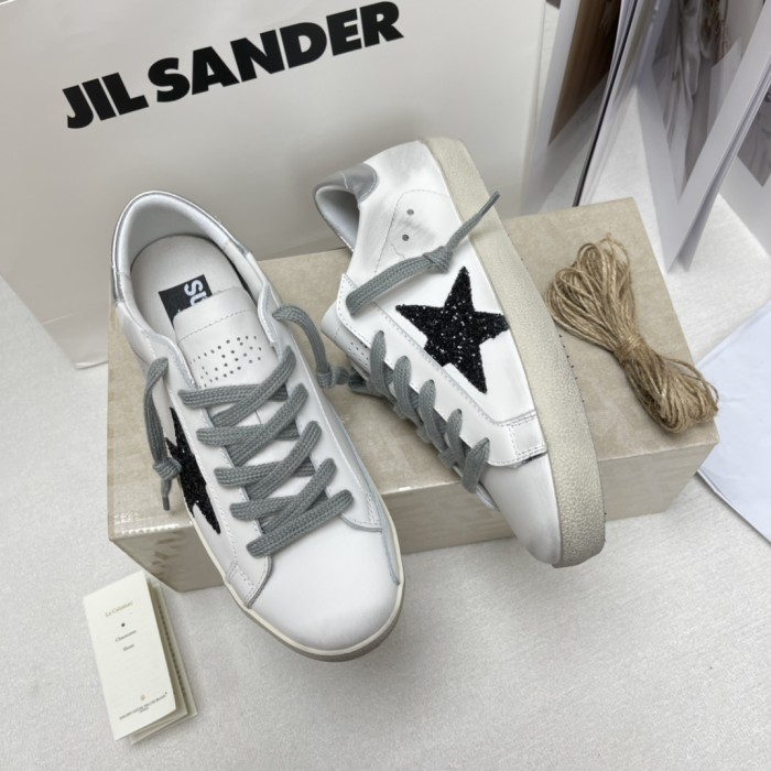 Golden Goose Superstar distressed-finish sneakers 27