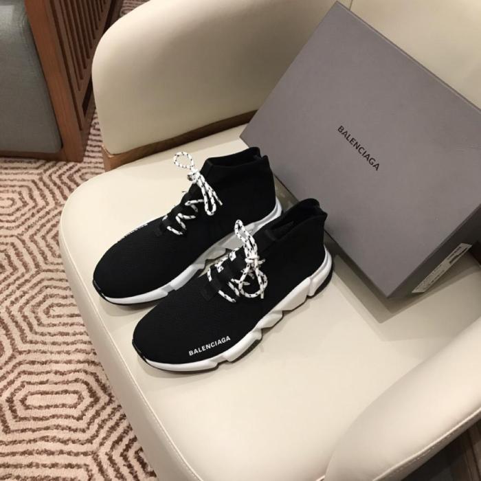 Balenciaga Speed Lace Up Black