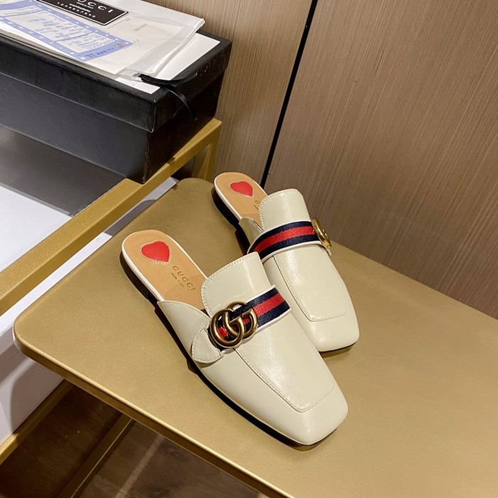 Gucci Leather mid-heel loafer Women 12