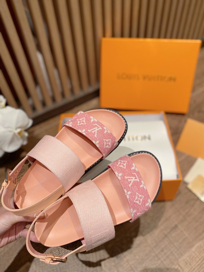 Louis Vuitton PASEO FLAT COMFORT SANDALS WOMEN 8