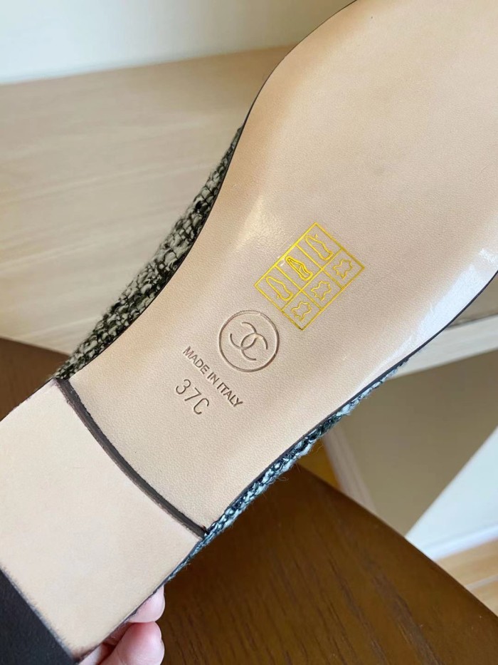 Chanel Ballerinas Fabric & Grosgrain 26