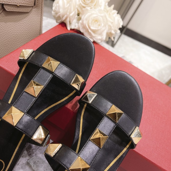 VALENTINO GARAVANI ROMAN STUD HEEL 2CM WOMEN 7