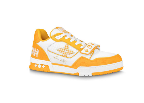 Louis Vuitton Trainer Monogram Denim Yellow