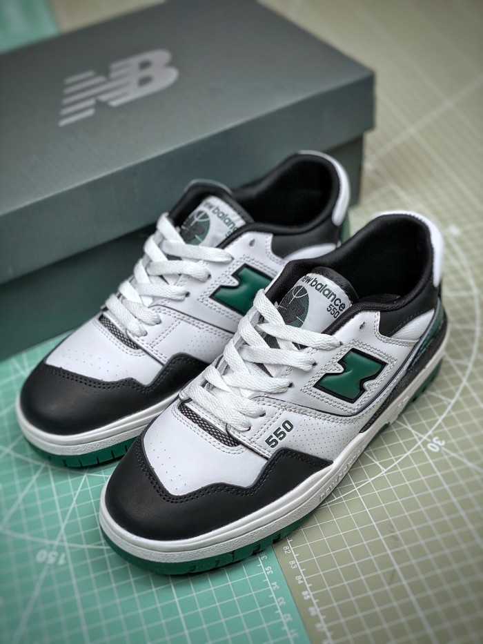 New Balance 550 White Green Black