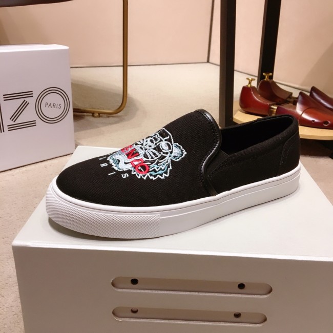 Kenzo K-SKATE Tiger canvas slip-on sneakers 24