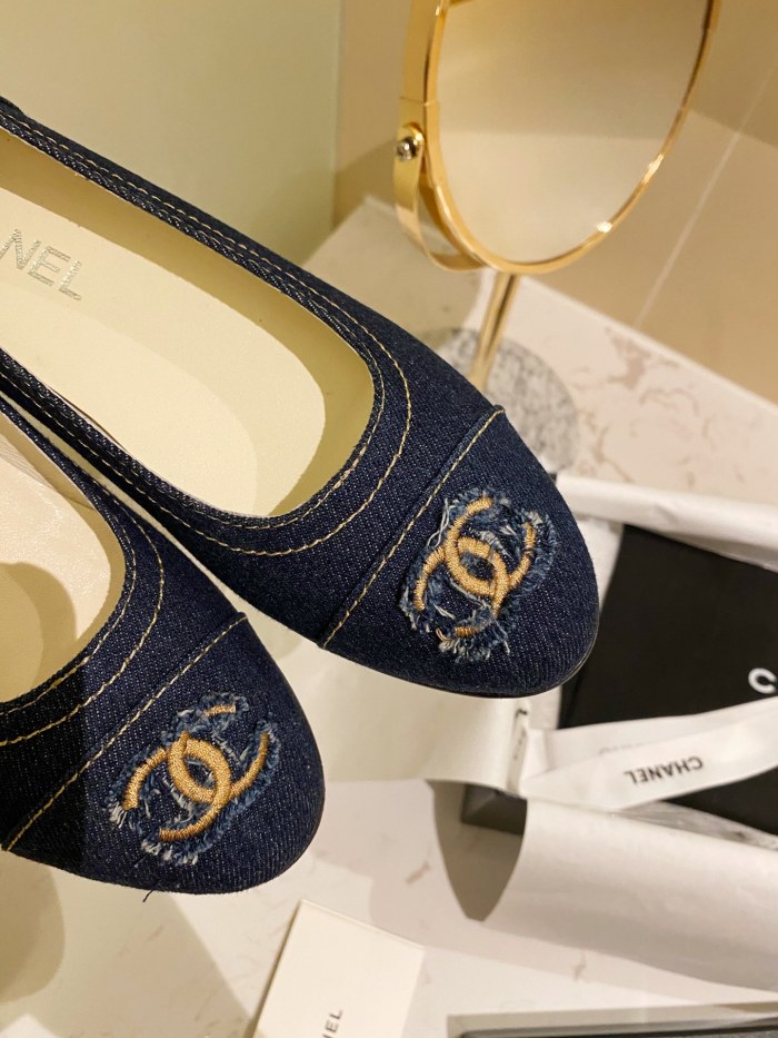 Chanel Ballerinas Fabric & Grosgrain 17