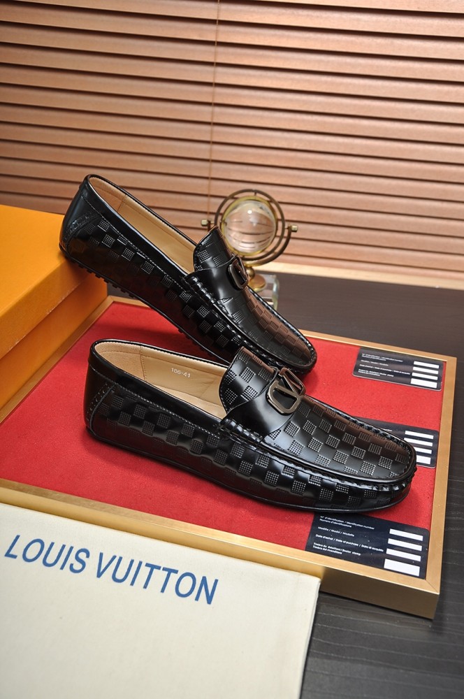 Louis Vuitton Leather Boots 50