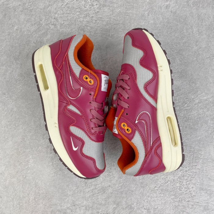 Nike Air Max 1 Patta Waves Rush Maroon (without Bracelet)