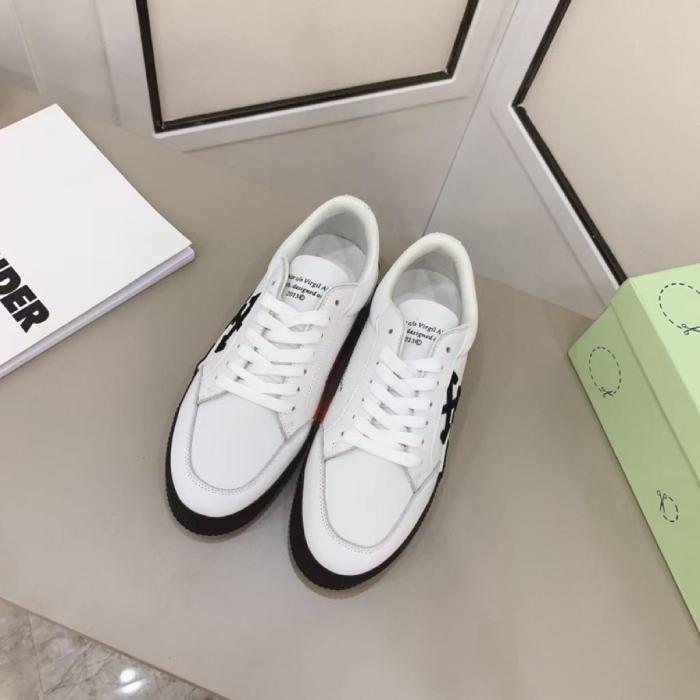 OFF-WHITE Vulcanized Low Canvas White Black