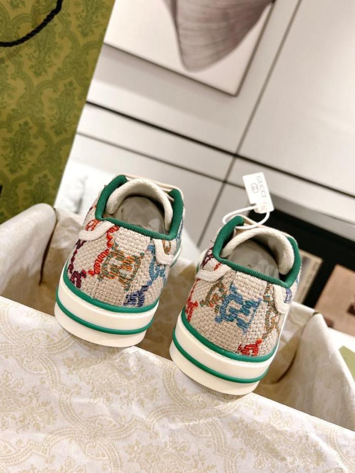 Gucci Tennis 1977 GG Logo White Multi