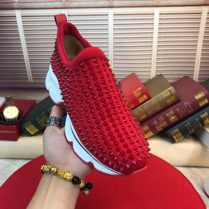 Christian Louboutin Spike Sock Flat Sneakers 3
