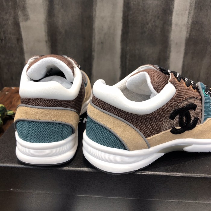 Chanel Fabric & Suede Calfskin Low Top Sneaker 6